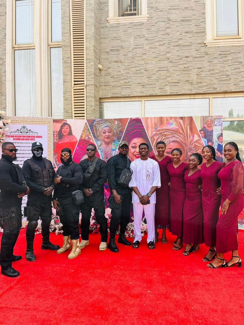 The IGOS Events team including event planners, ushers, bouncers and event coordinators standing together after successfully delivering a luxury celebration.